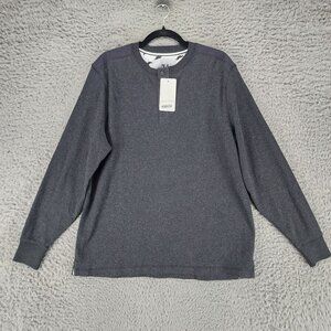 American Heritage Sweater Mens Medium Black Long Sleeve Pullover *NWT*